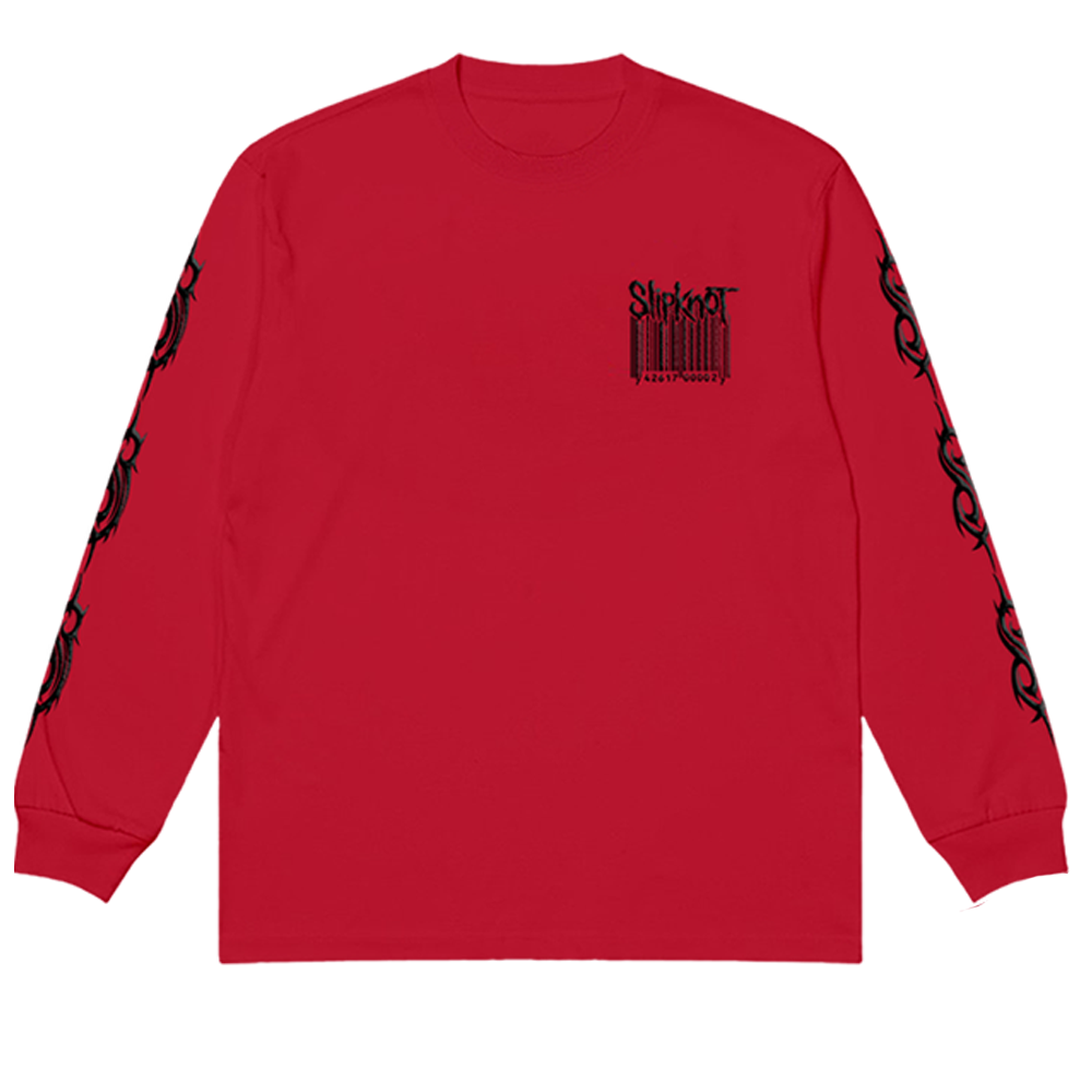 Barcode Puff Ink Longsleeve T-Shirt - Slipknot Official Store