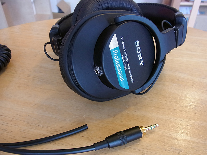 MDR-7506】脱着化しました！ – イヤホン・ヘッドホン修理実績