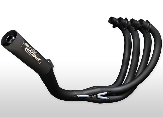 Z1/Z2/Mk-2/Z1-R/Z750FX-1 4in1 手曲げスチールメガホンEXマフラー