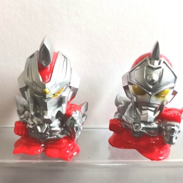 マーミット社製の「ネロンガ＆グリーンモンス」ソフビフィギュアセット