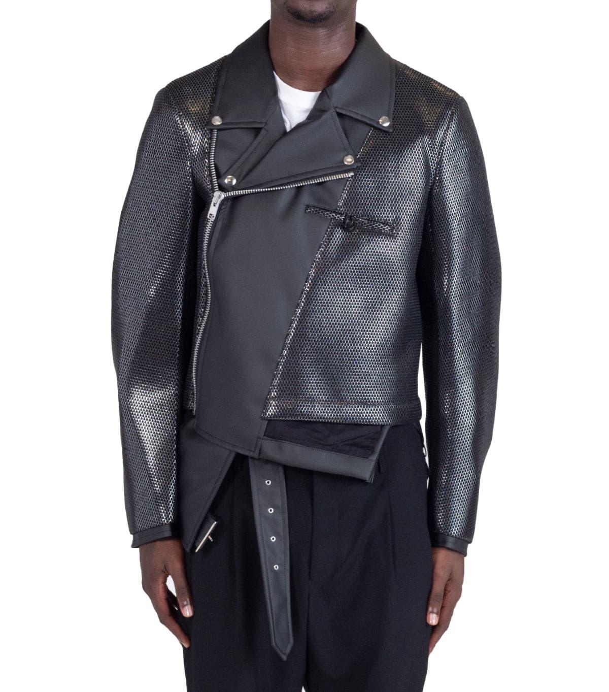 CdG Homme Plus Leather Jacket Black | SOMEWHERE®