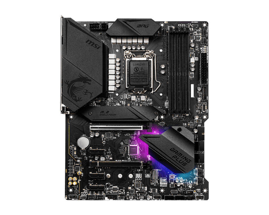 Tax-free MSI MPG Z490 GAMING PLUS Motherboard ATX LGA1200 Supports