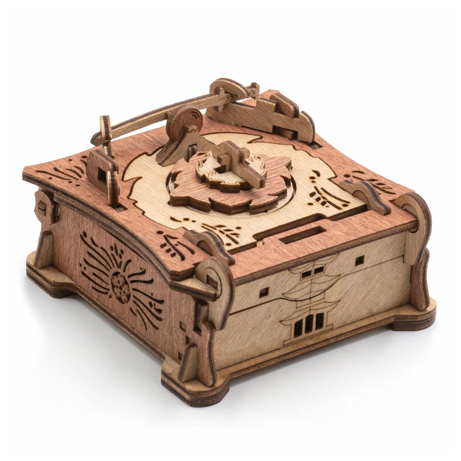 Samurai Puzzle Box – Intermediate Trick Opening Box by iDventure
