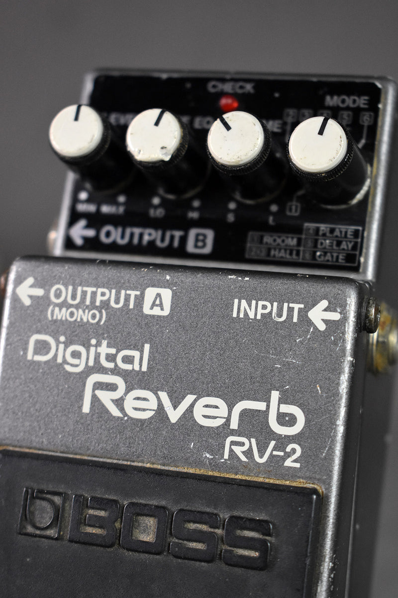 BOSS RV-2 初代デジタルリバーブ(1987年12月 日本製) BOSS ボス RV-2