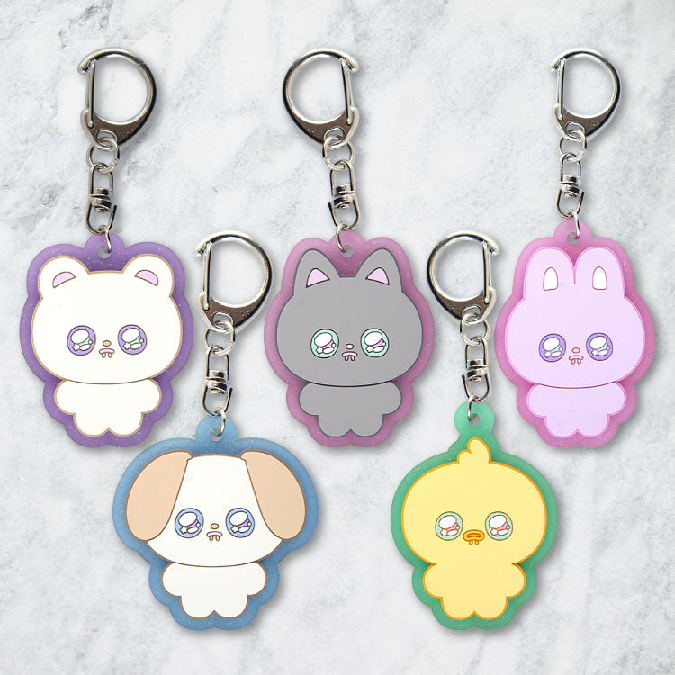 ぴえんアニマル ラバーキーホルダー – サンキューマート