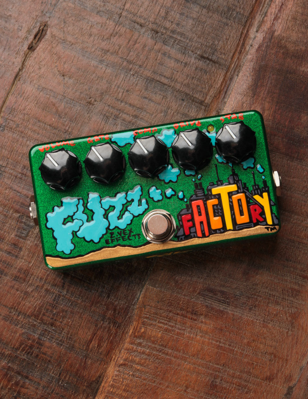 Zvex Fuzz Factory Hand Painted Pedal | The Music Emporium | Shop Now