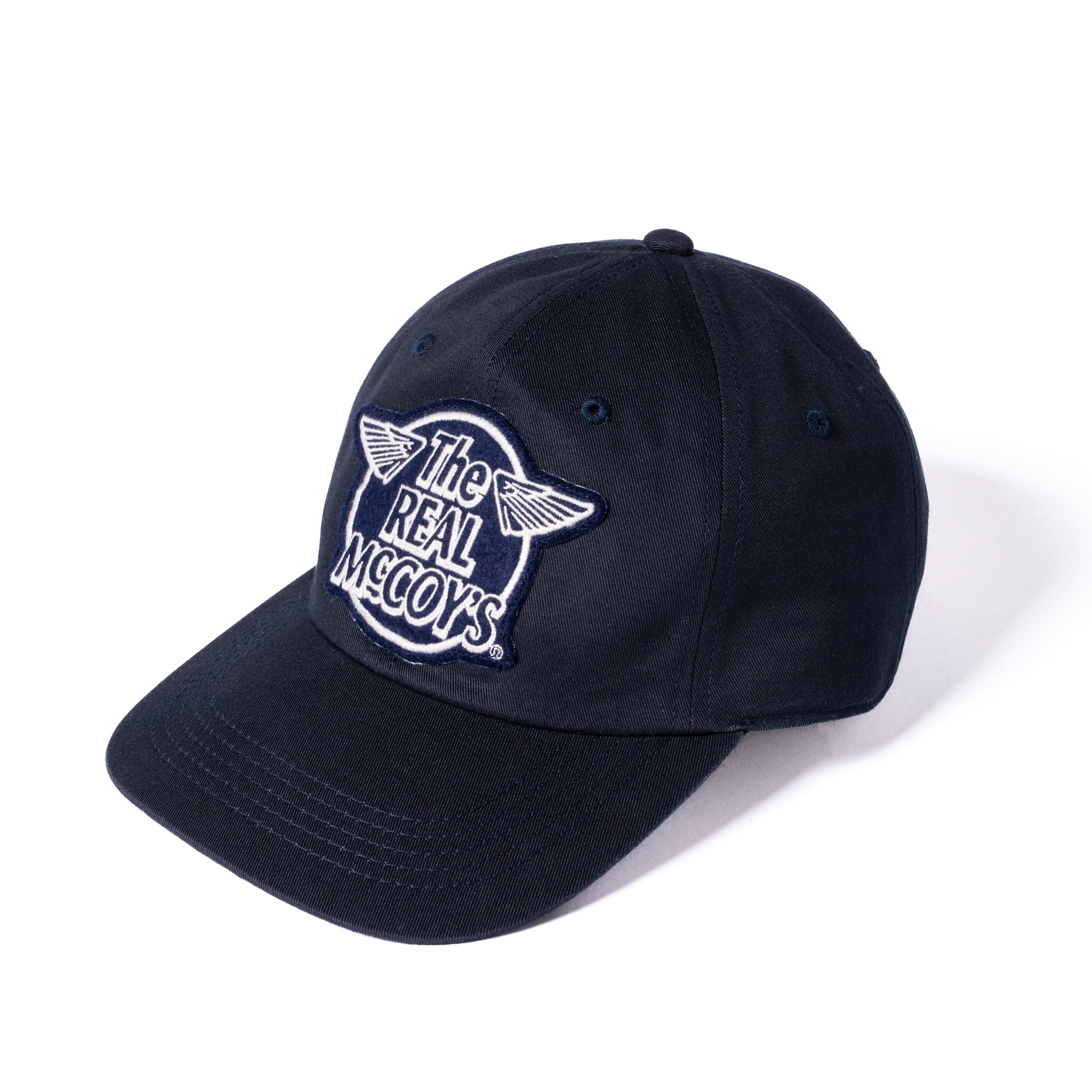 THE REAL McCOY'S LOGO BASEBALL CAP 'WHITE LOGO' – The Real McCoy's