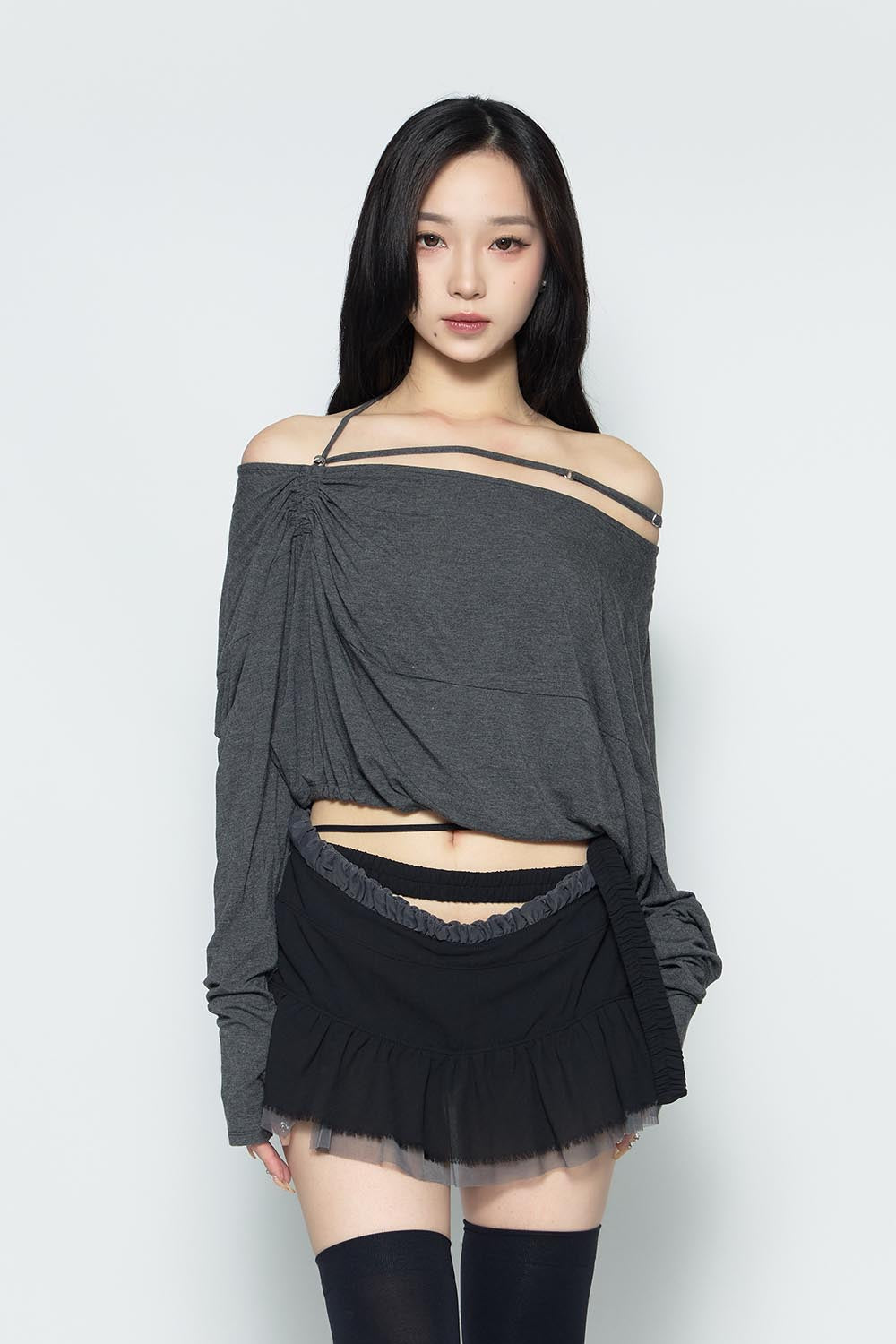 THEREDTHREAD / ザレッドスレッド】S slouchy strap tops