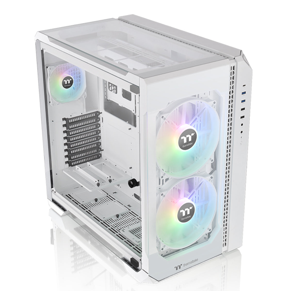 View 51 Tempered Glass ARGB Snow Edition – Thermaltake USA