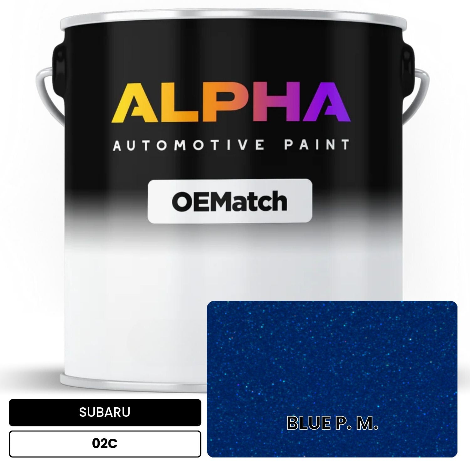 SUBARU BLUE P. M. 02C | OEMatch Automotive Basecoat – The Spray Source