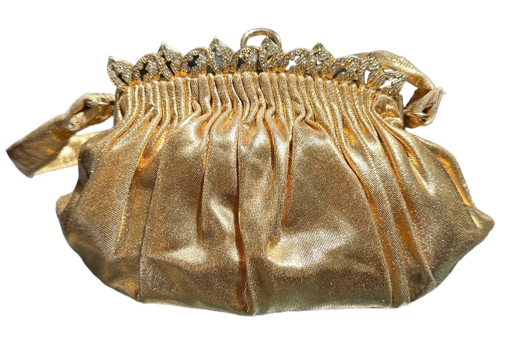 Morris Moskowitz 1950's Gold Glamour Girl Evening Bag – THE WAY WE
