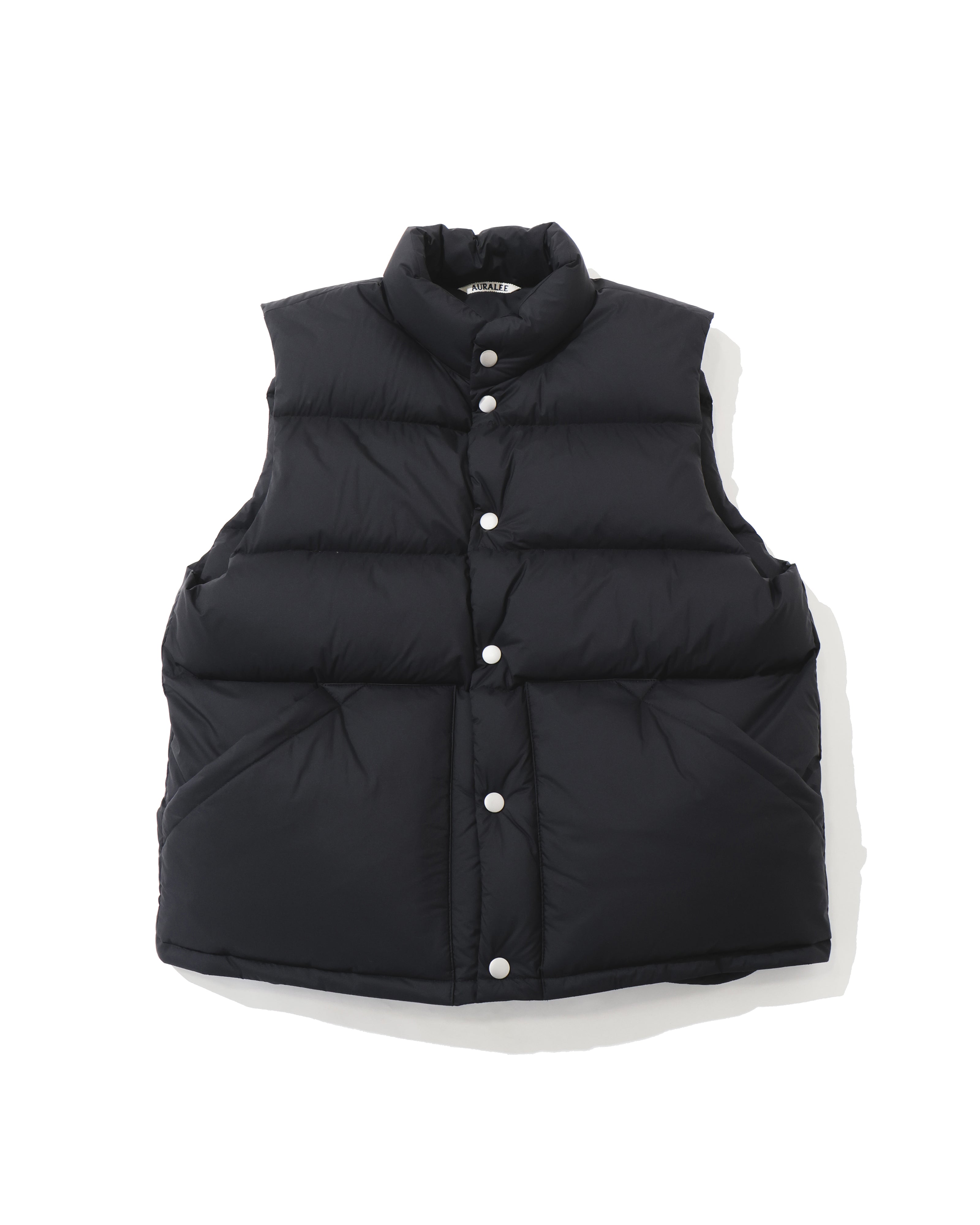 SUPER LIGHT NYLON RIPSTOP DOWN VEST BLACK – TIME AFTER TIME