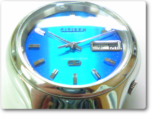 シチズンコスモトロン7802A電子腕時計修理 – 【三田時計メガネ店】