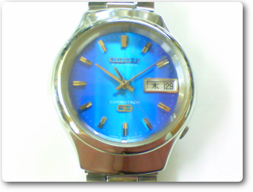 シチズンコスモトロン7802A電子腕時計修理 – 【三田時計メガネ店】