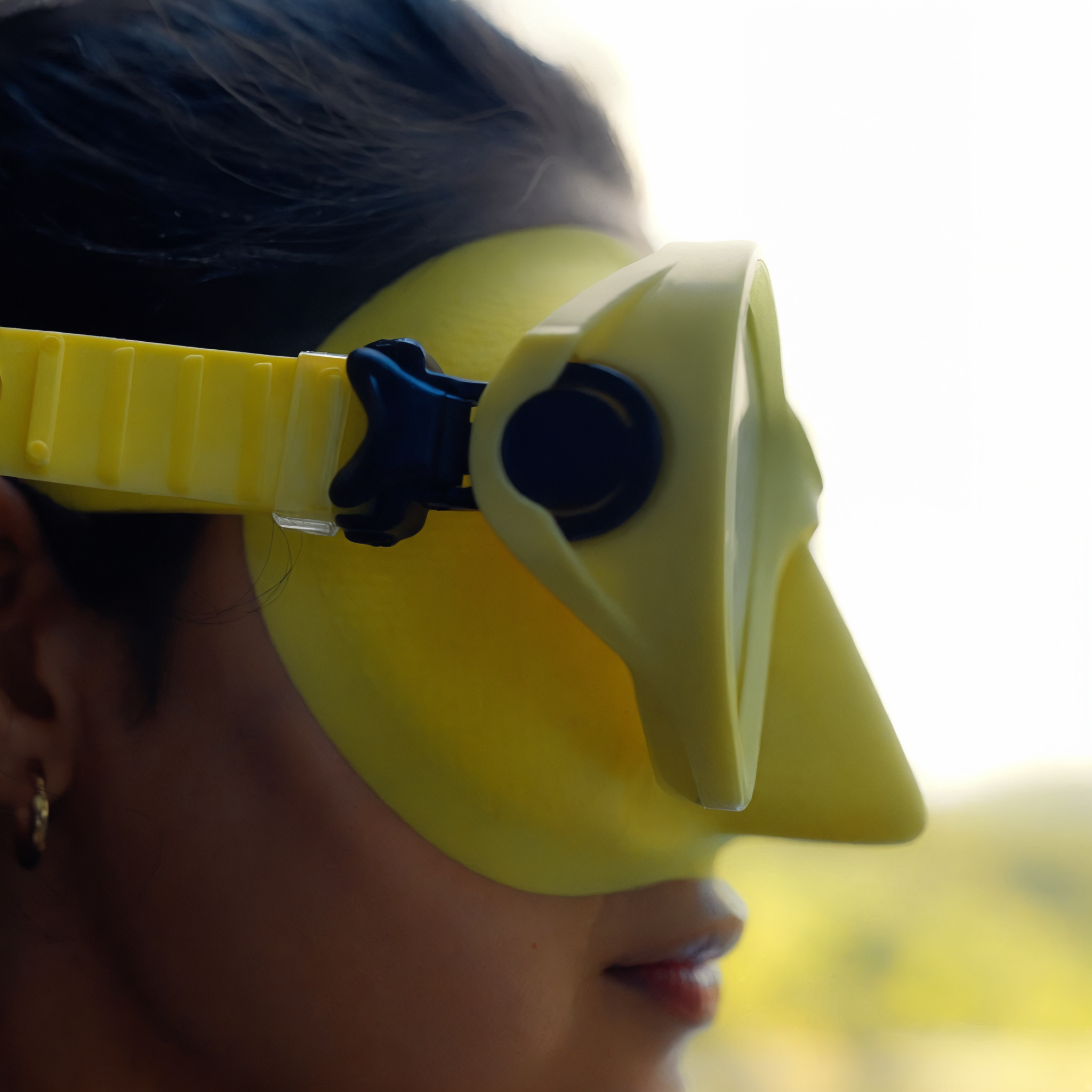 AquaStalk Dive Mask - Anti-Glare Low-Volume Snorkeling Mask with Ultra