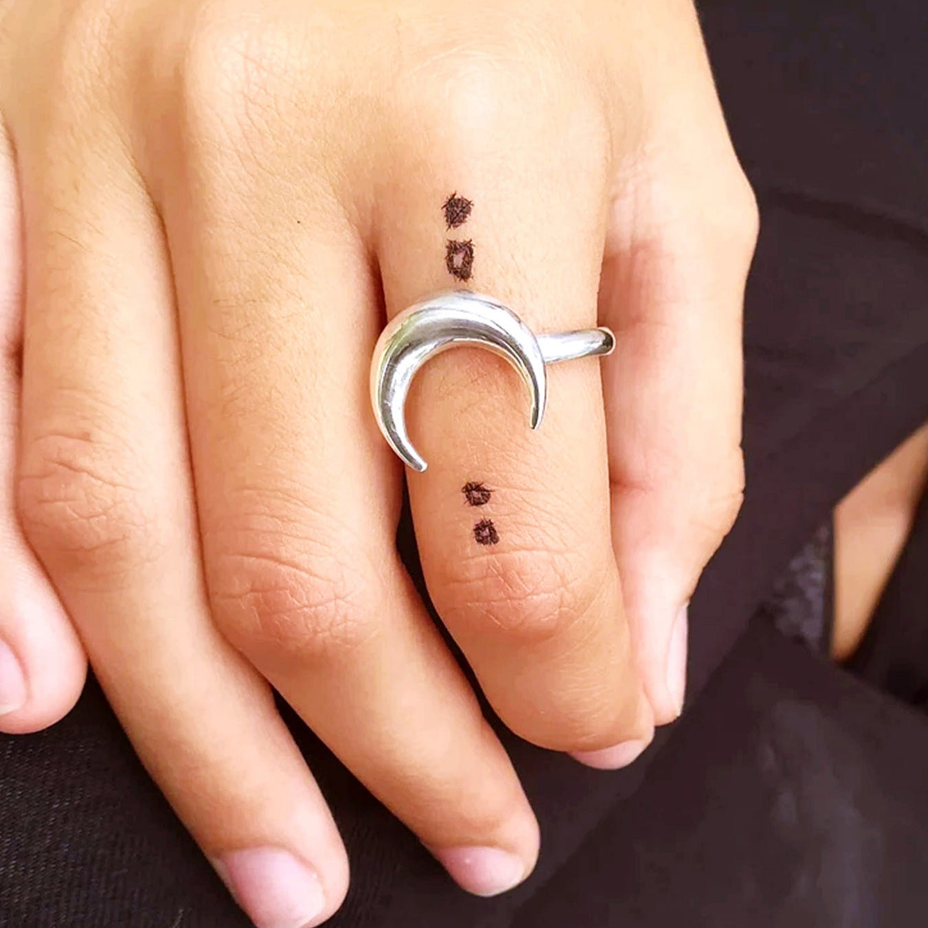 Crescent Moon Ring