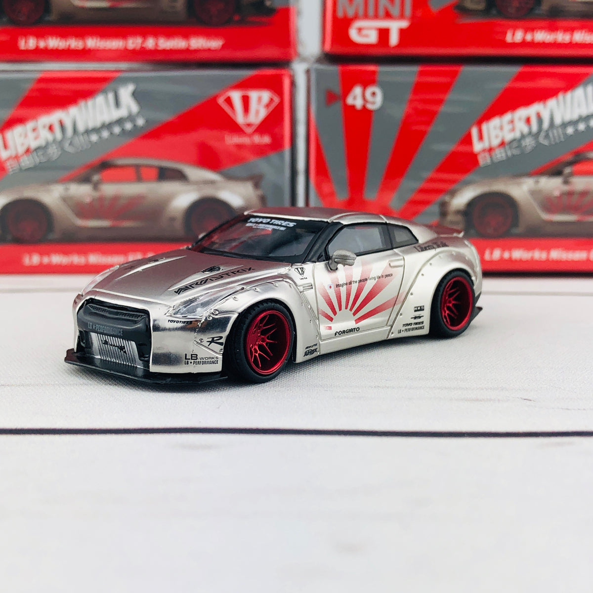 MINI GT 1/64 LB☆WORKS Nissan GTR R35 Type 1 Rear Wing Version 2