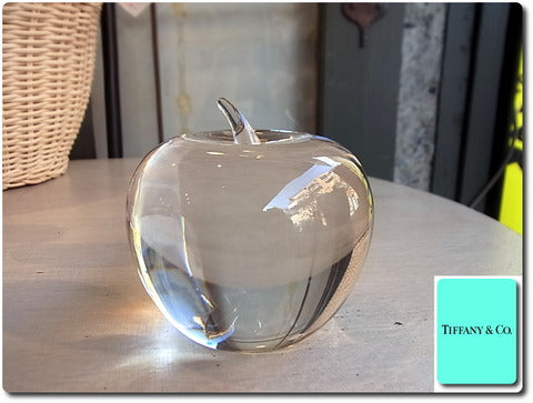 入手困難! ティファニー Tiffany&Co. クリスタル アップル ペーパー