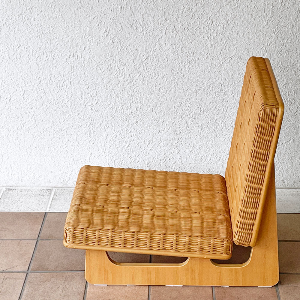 イデー IDEE 籐座椅子 TOU ZA ISU 長大作 ラタン ブナ材 プライウッド