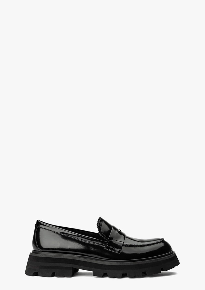 Axell Black Hi Shine Casual Shoes | Casual Shoes | Tony Bianco USA