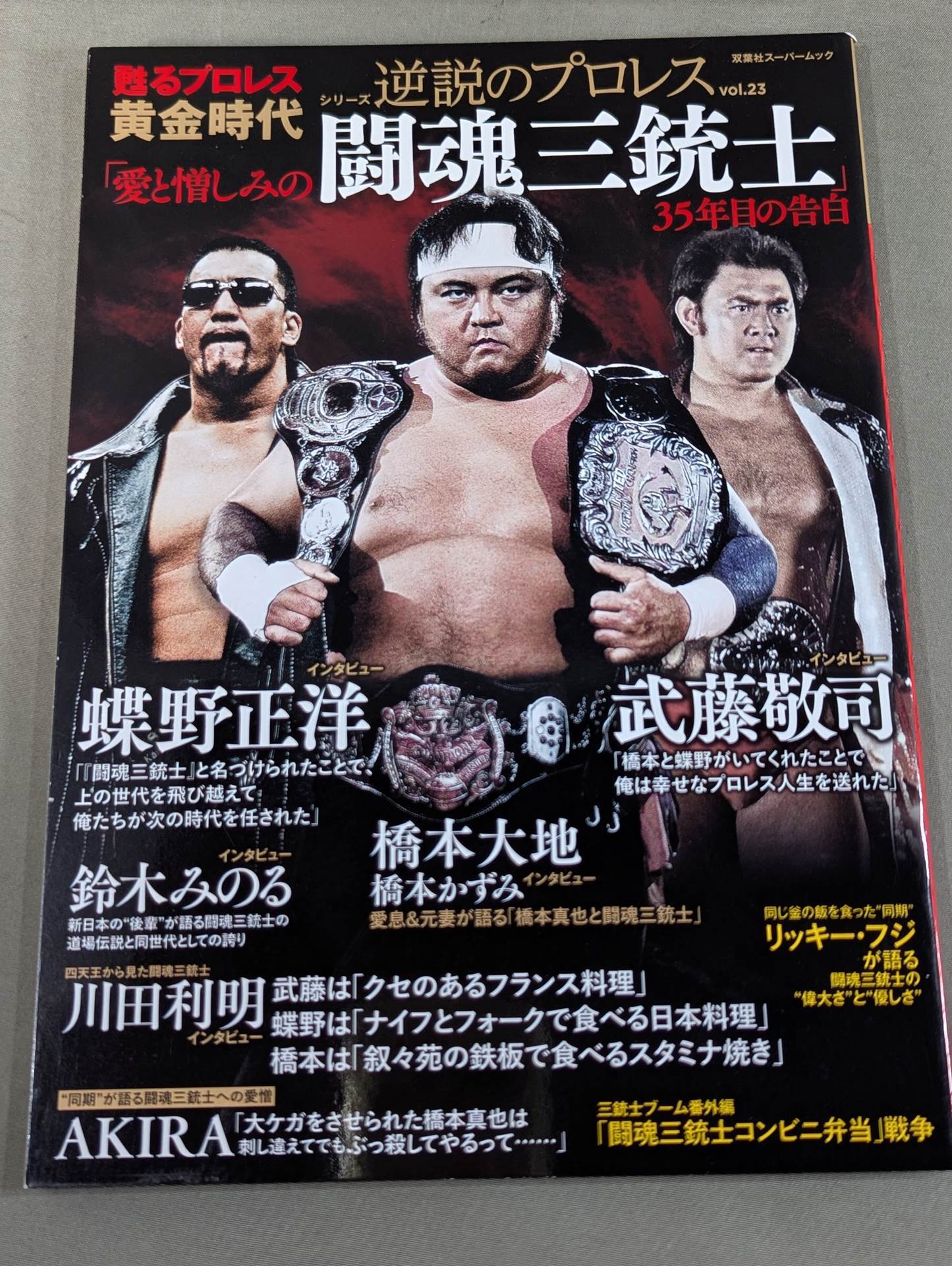 シリーズ 逆説のプロレス Vol.23 甦る黄金時代「愛と憎しみの闘魂三銃