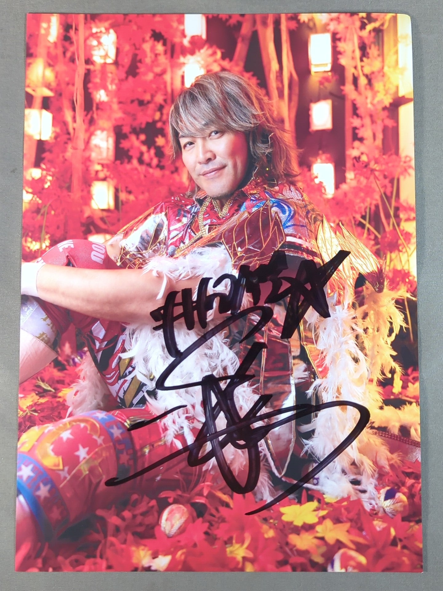 棚橋弘至 直筆サイン入り ポートレート(A-5) – 闘道館