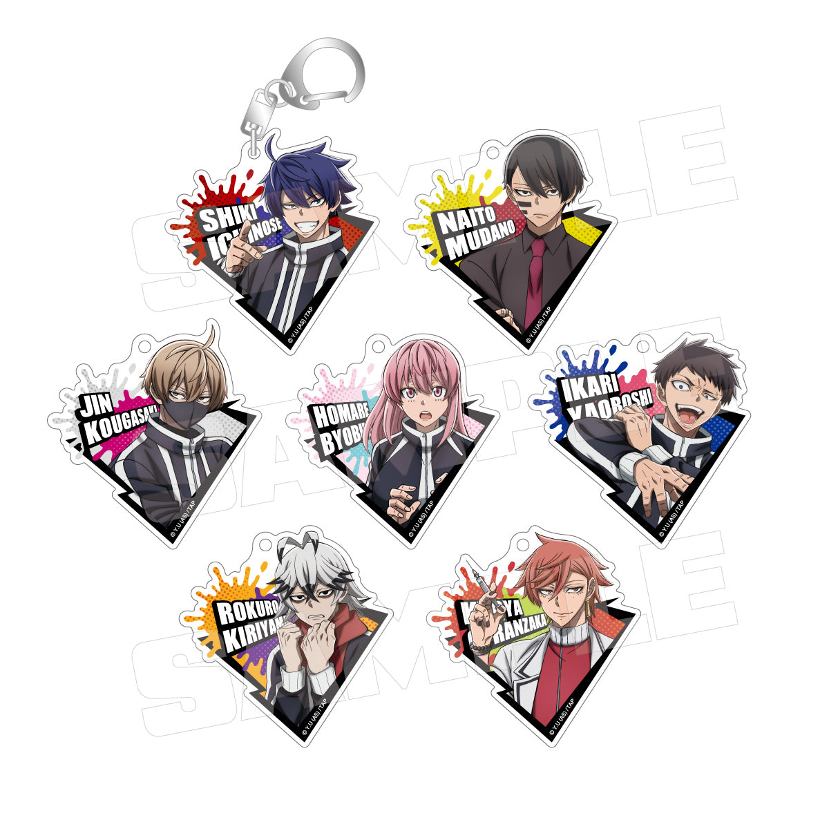 アクリルキーホルダーコレクション（セット）｜TVアニメ『桃源暗鬼