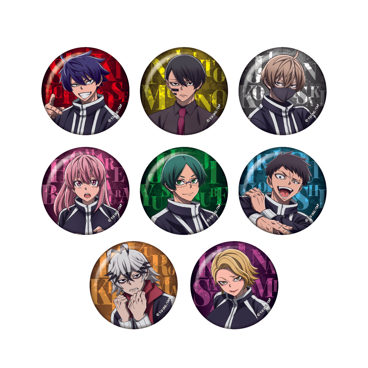 桃源暗鬼 トレーディング缶バッジコレクションvol.1 全8種（単品）｜TV