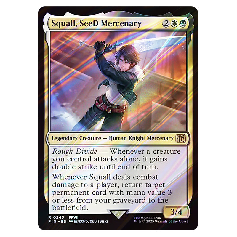 Magic The Gathering - Universes Beyond - Final Fantasy - Squall, SeeD