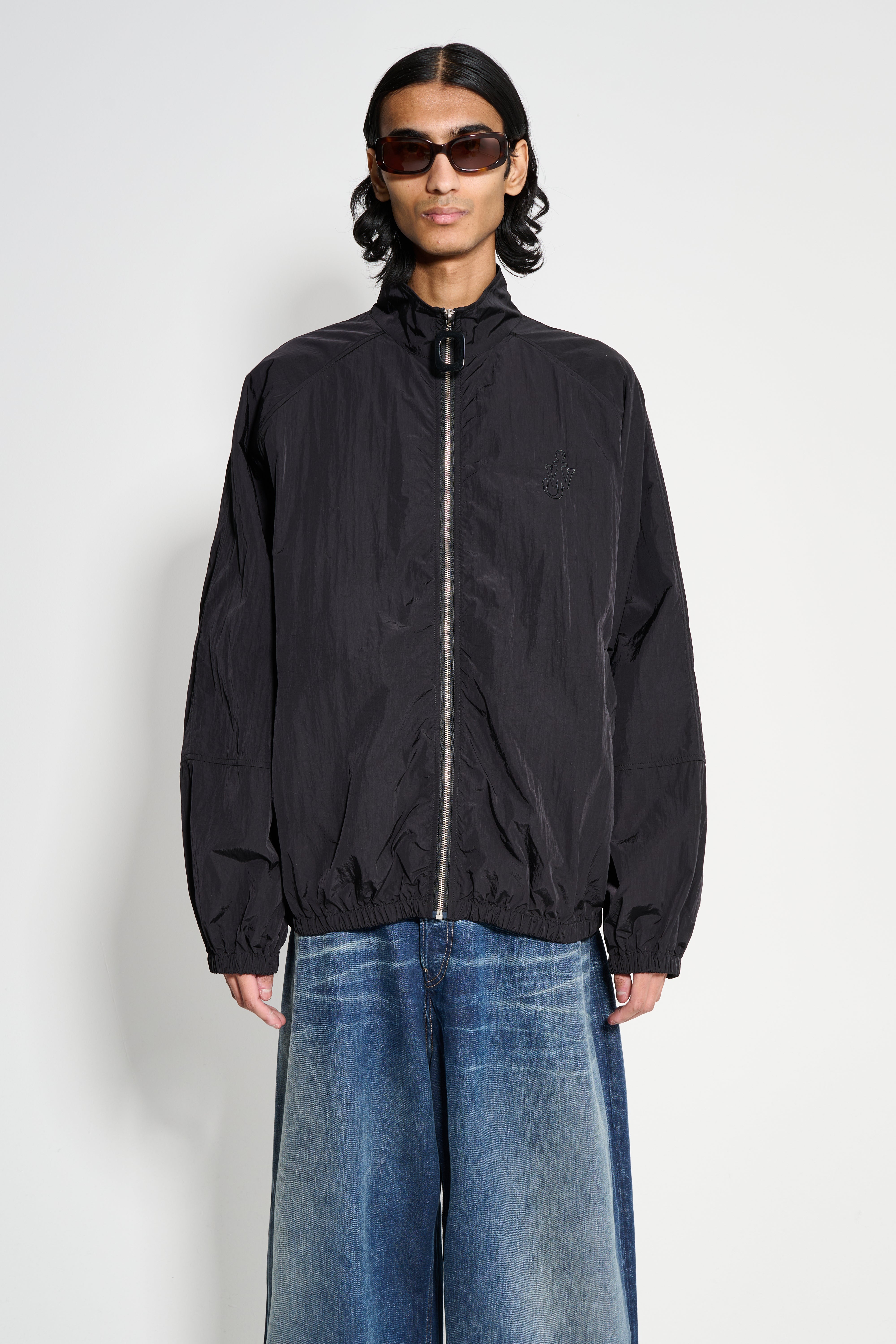 JW Anderson Raglan Sleeve Track Jacket Black – Très Bien