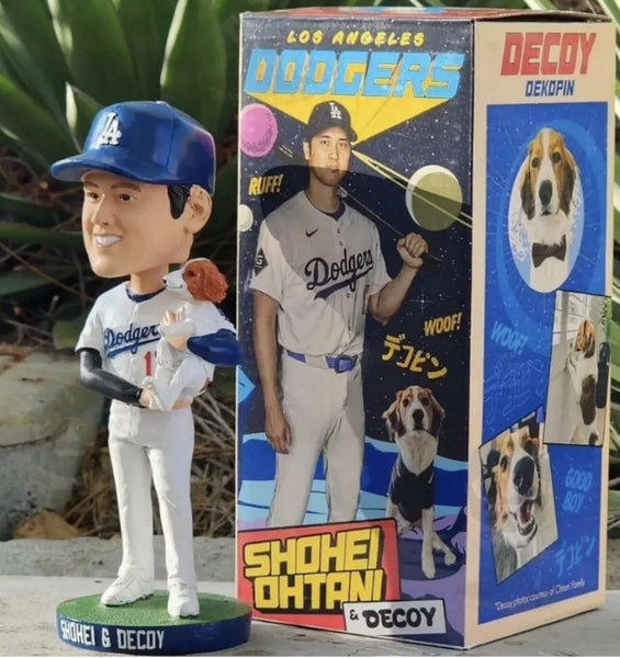 Shohei Ohtani and Decoy 2024 Dodgers Bobblehead SGA – My Store