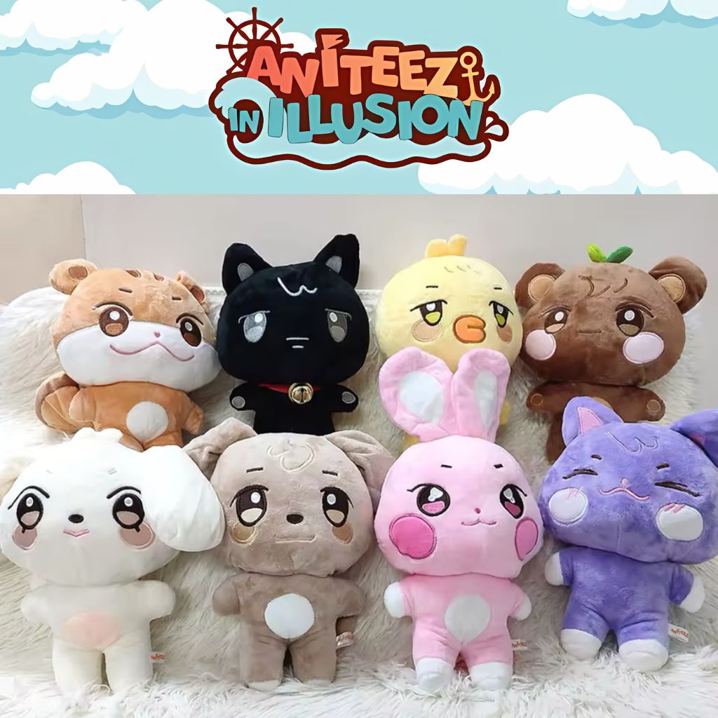 Ateez x ANITEEZ IN ILLUSION Plush Doll – Tsuvishop