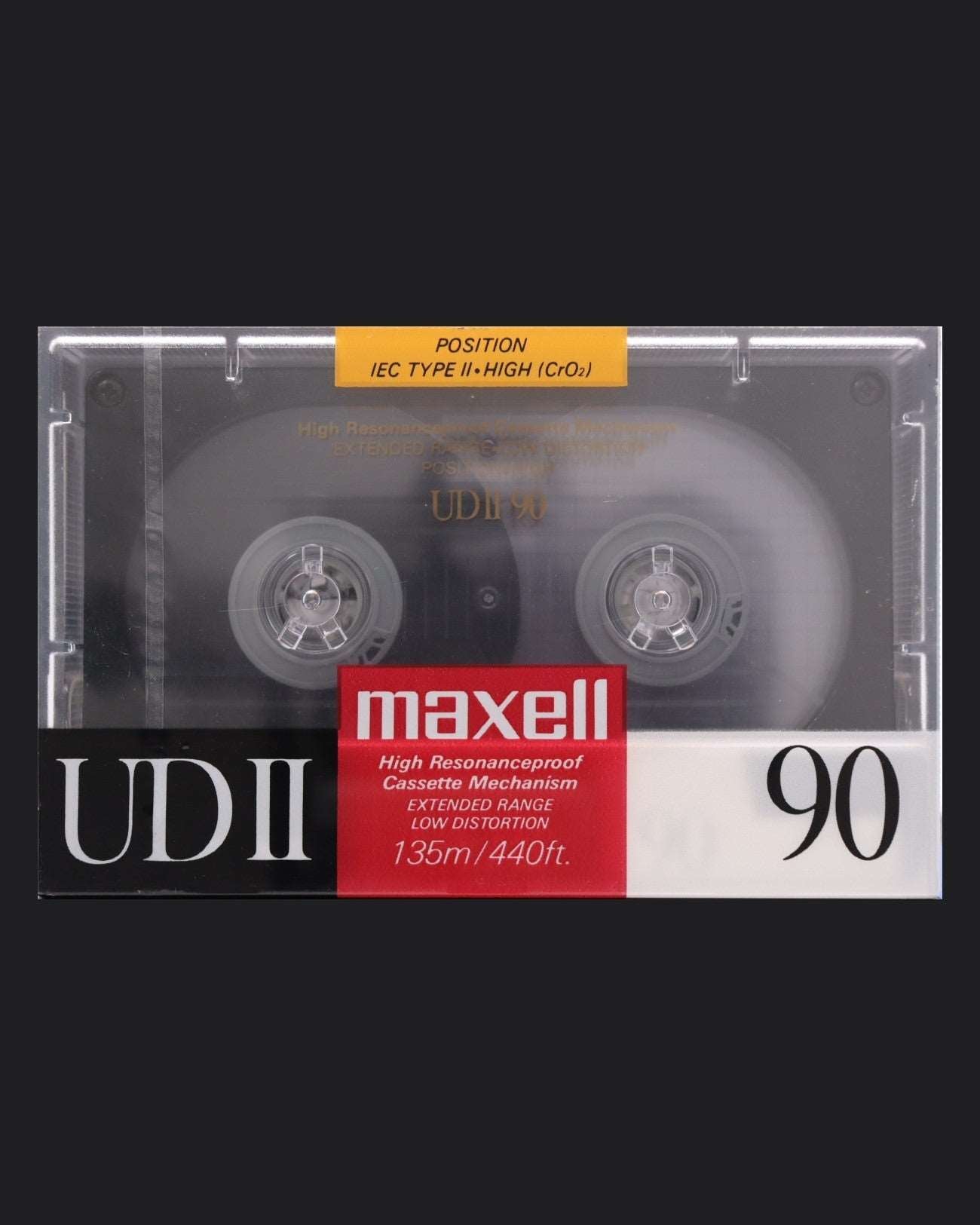 Maxell UDII (1988-1989 US) - Blank Audio Cassette Tape - New