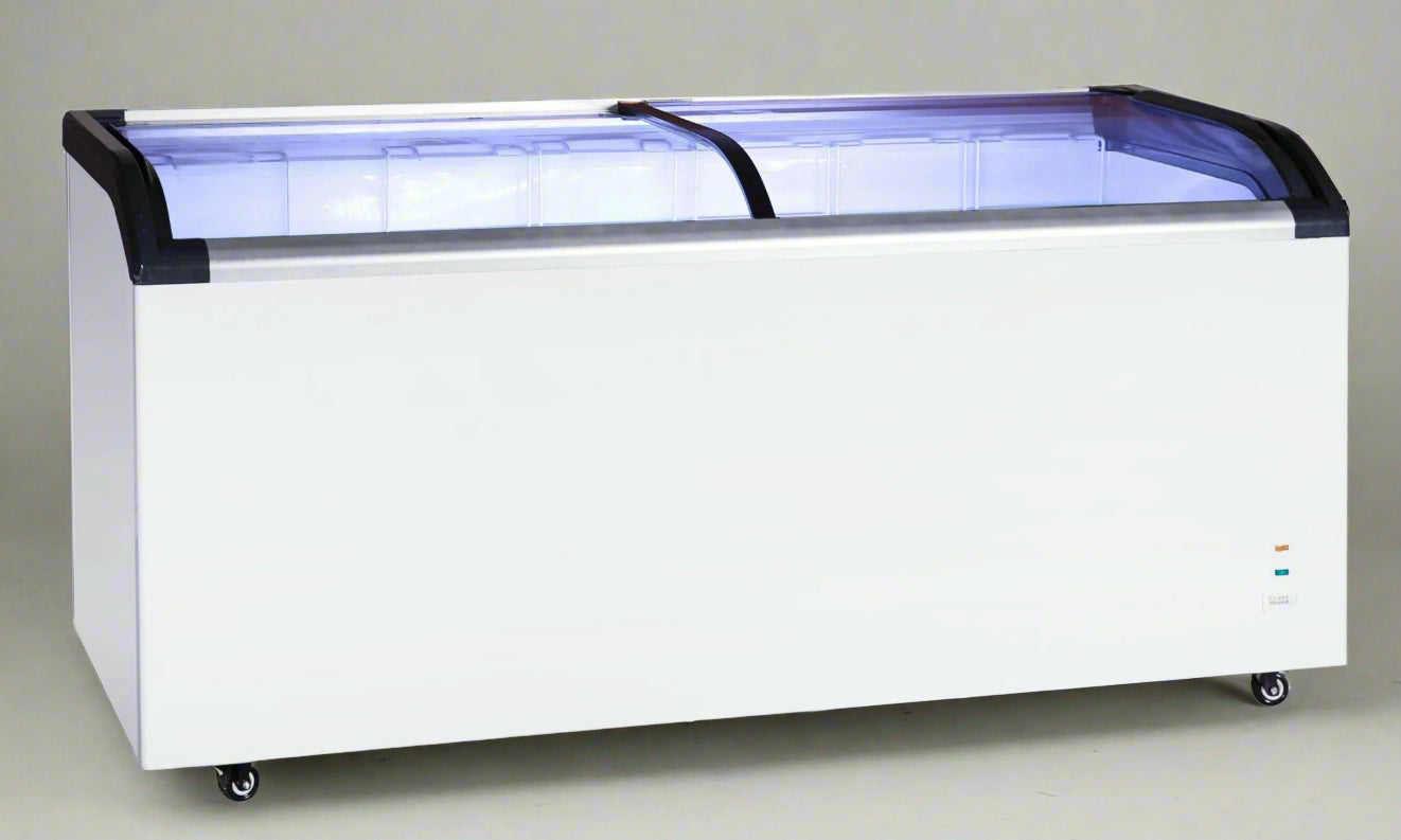 19.2 Cu Ft Glass Top Display Freezer – Commercial Ice Cream