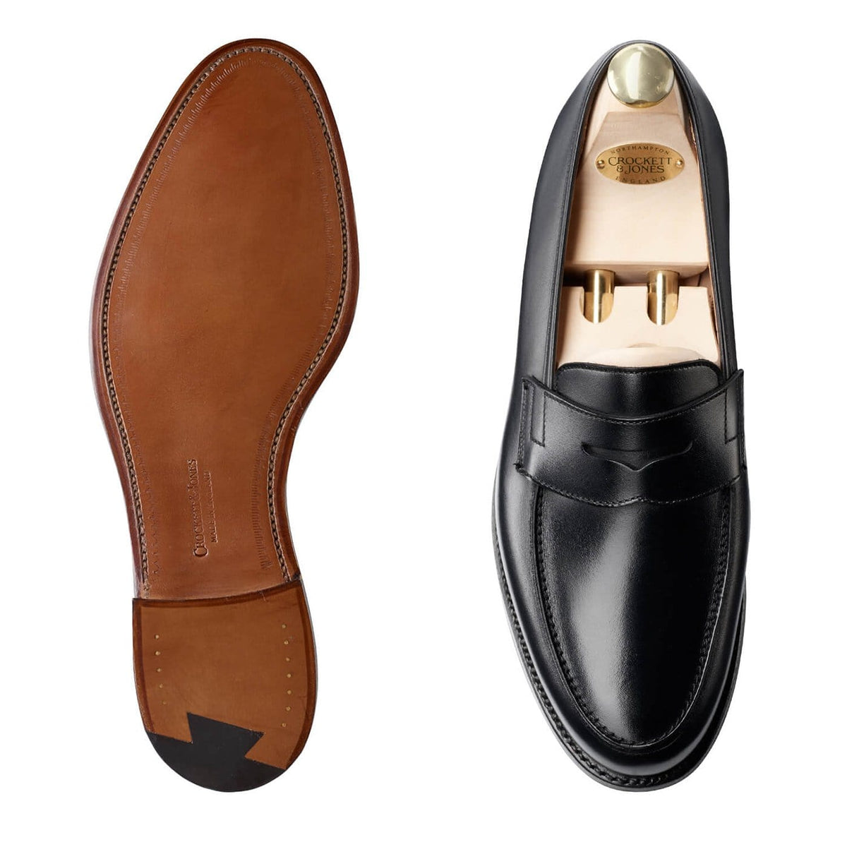 Grantham Black Calf | Crockett & Jones – Crockett & Jones US