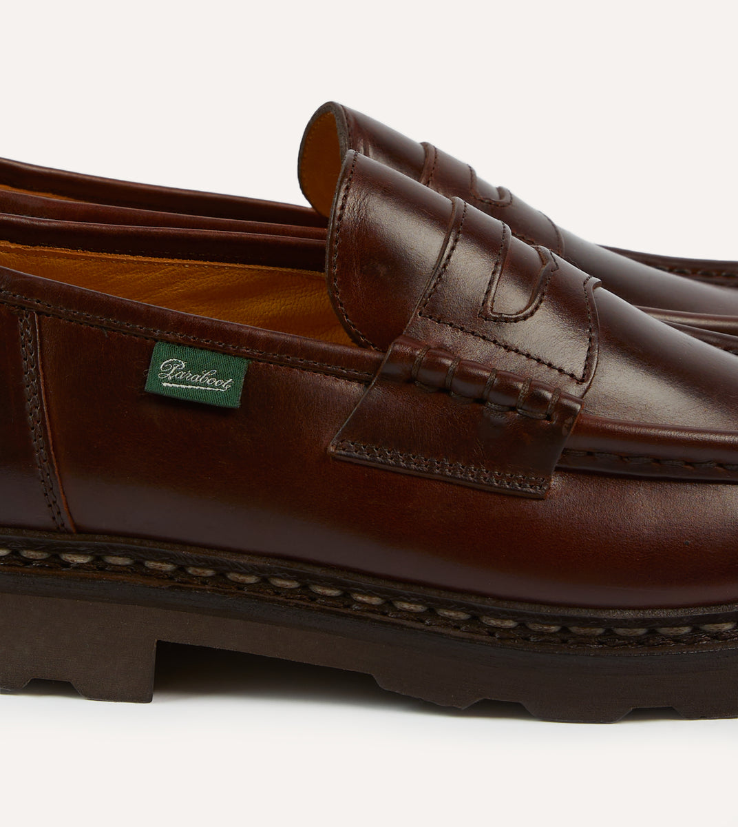 Paraboot Reims Écorce Leather Loafer – Drakes US