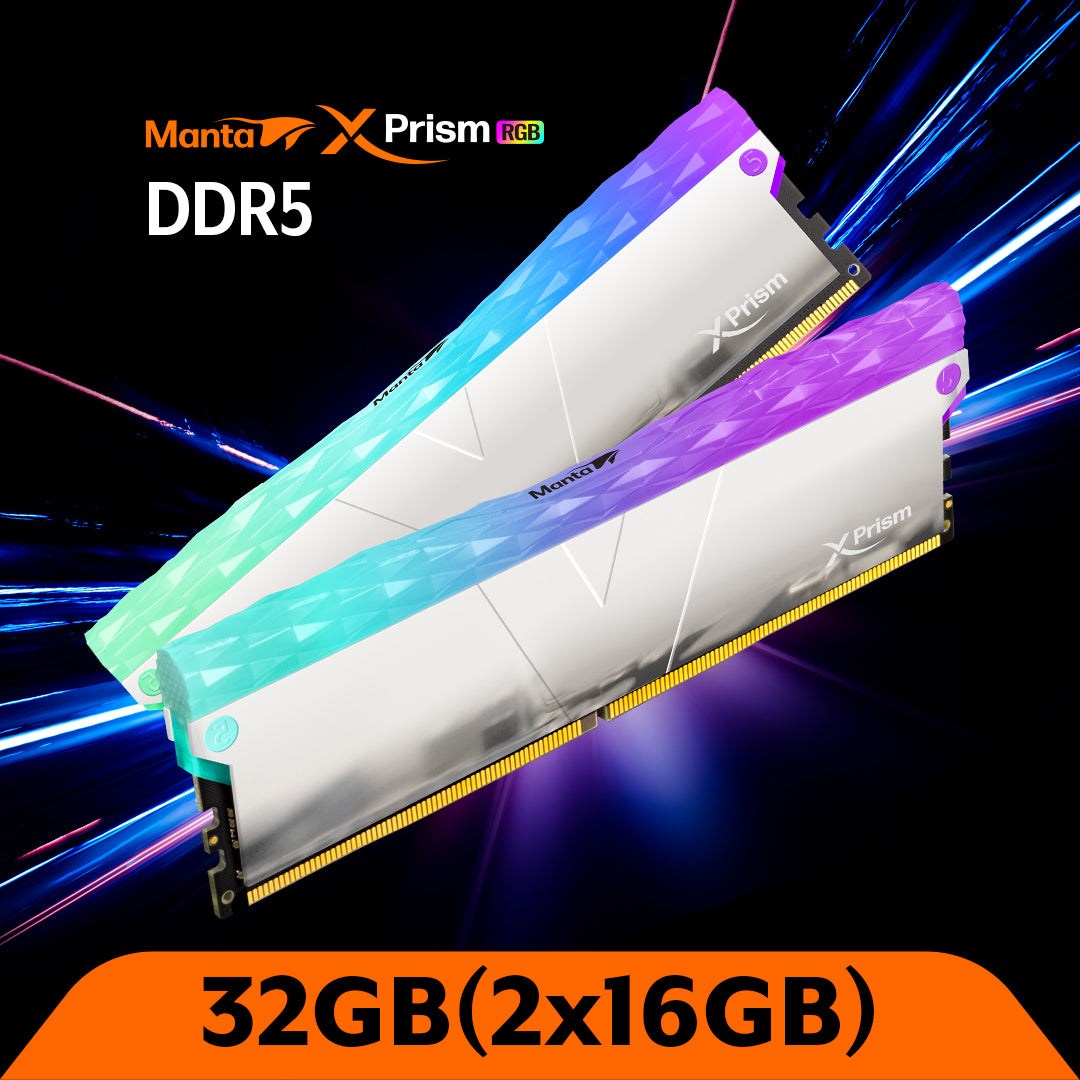 DDR5 | [Manta] XPrism RGB | 32GB (16GBx2) | Gaming Memory