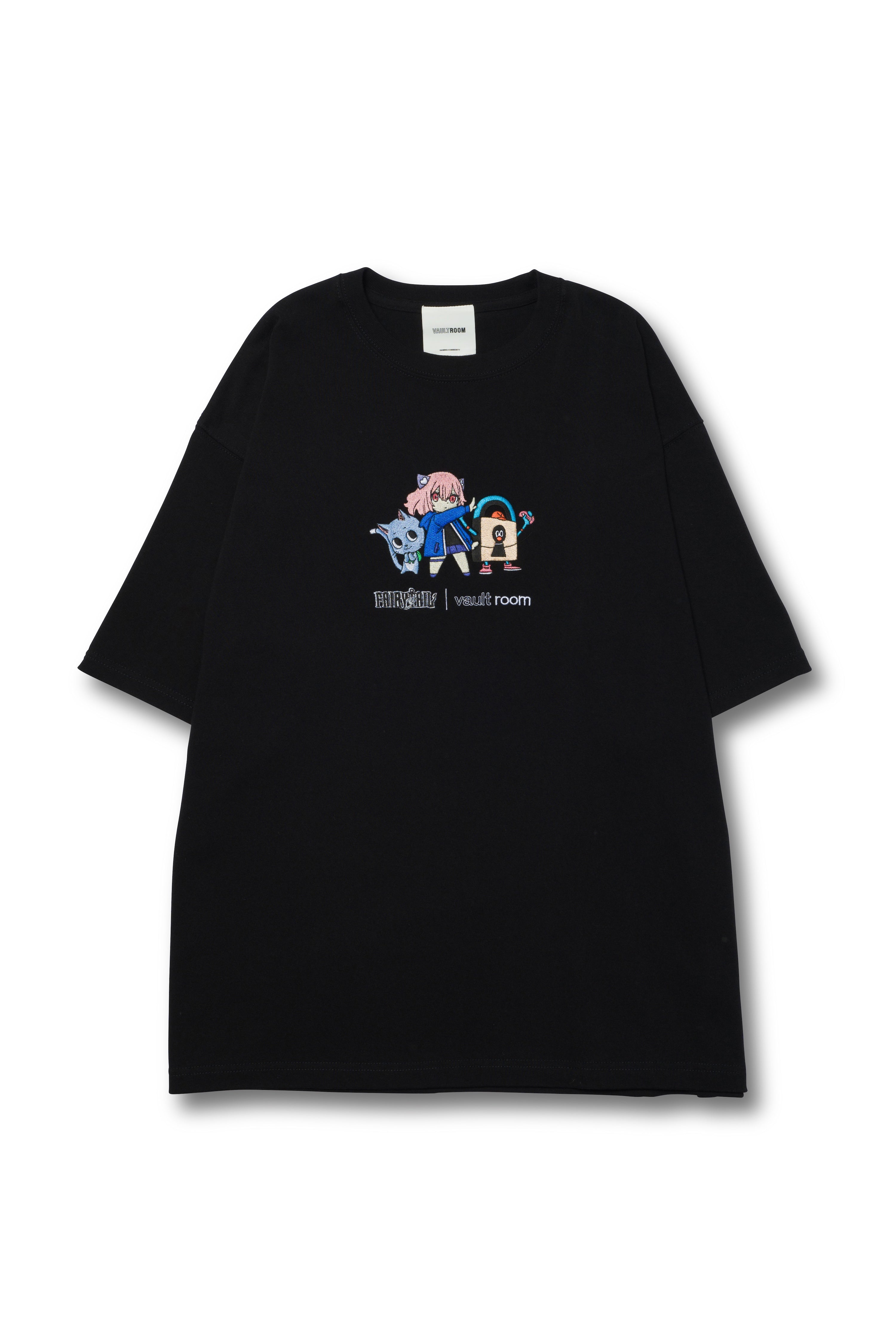VR × nqrse × HAPPY TEE / BLACK – VAULTROOM