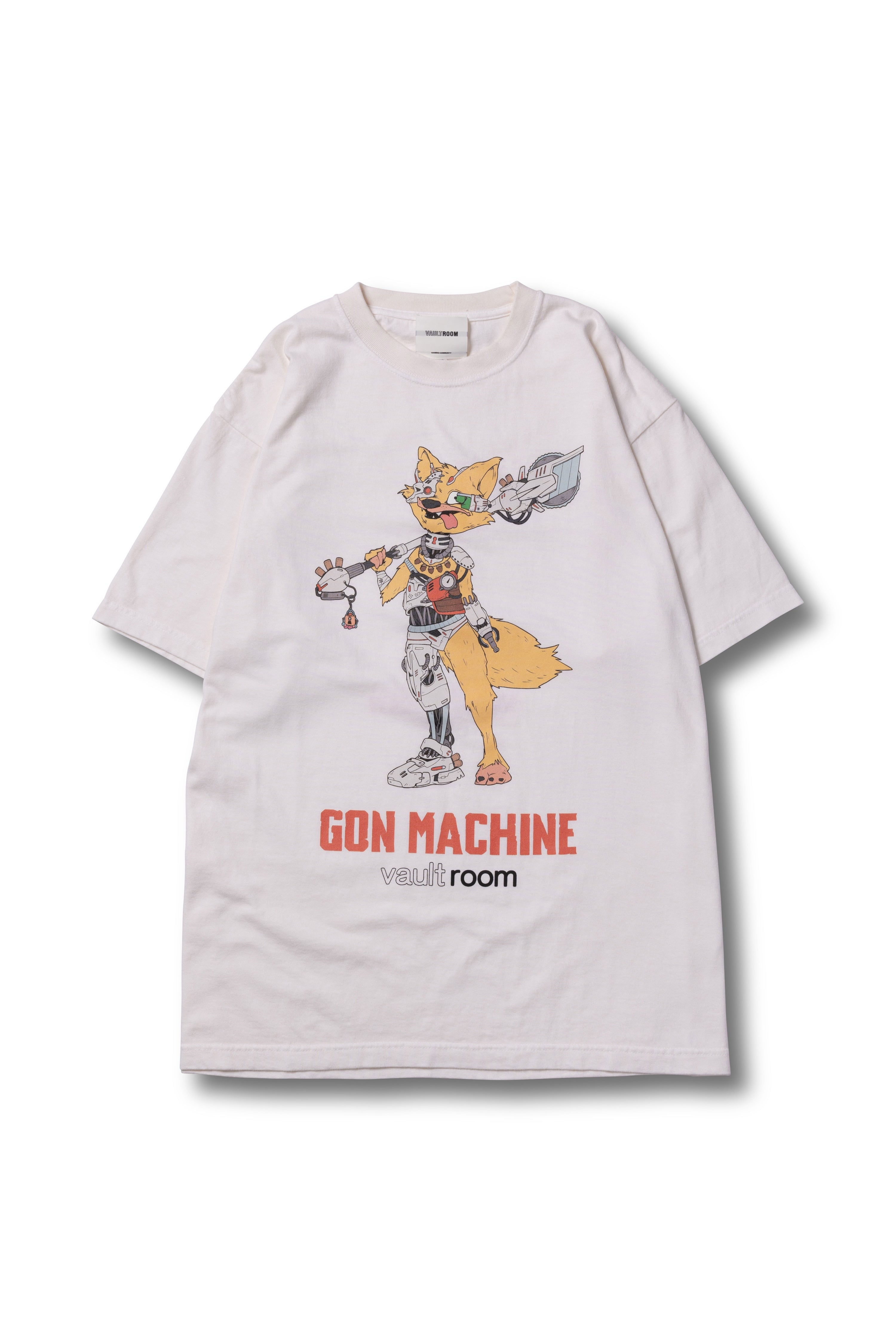 GON MACHINE TEE / OFF WHITE – VAULTROOM