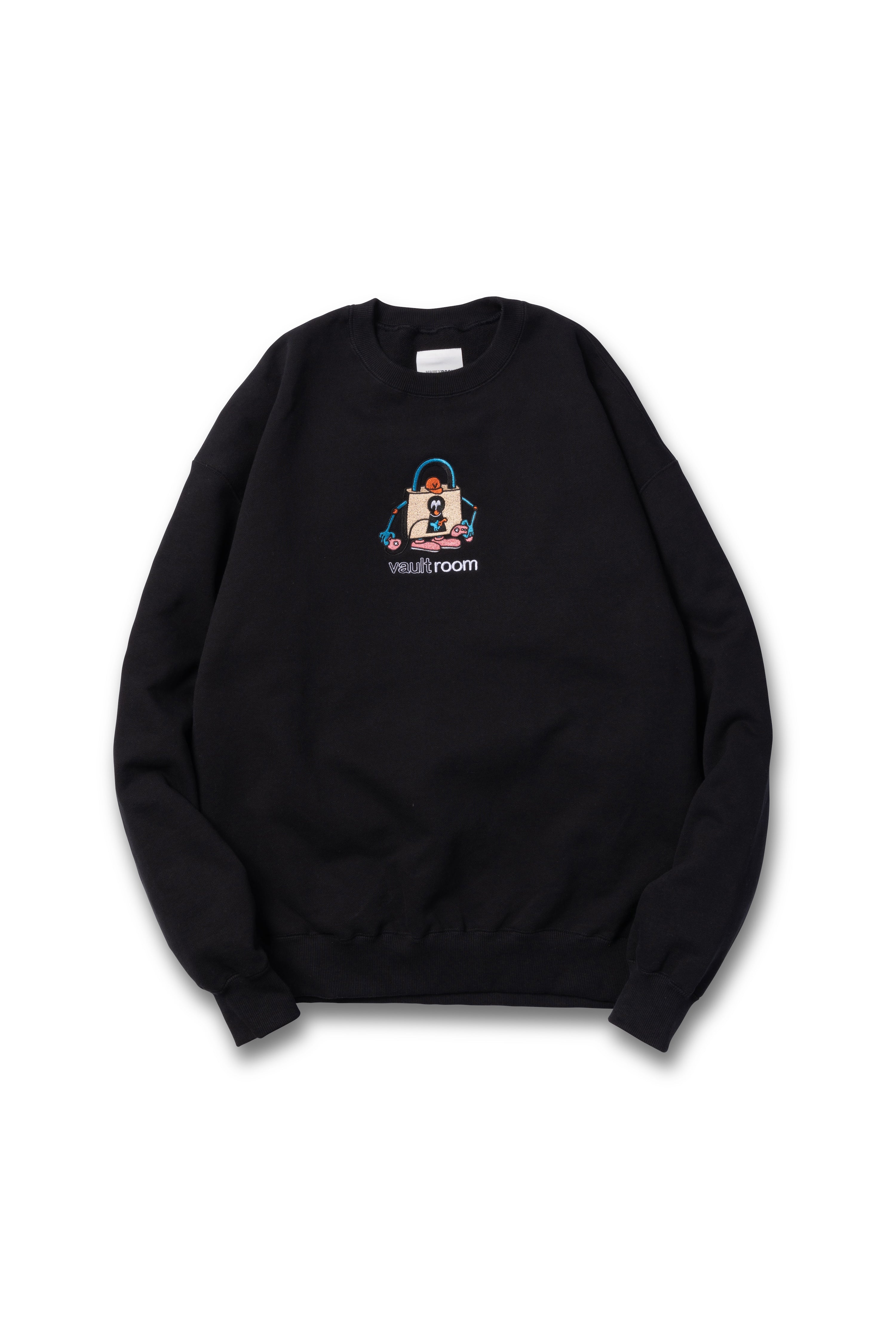 VAULTROOM ICON CREWNECK / BLACK