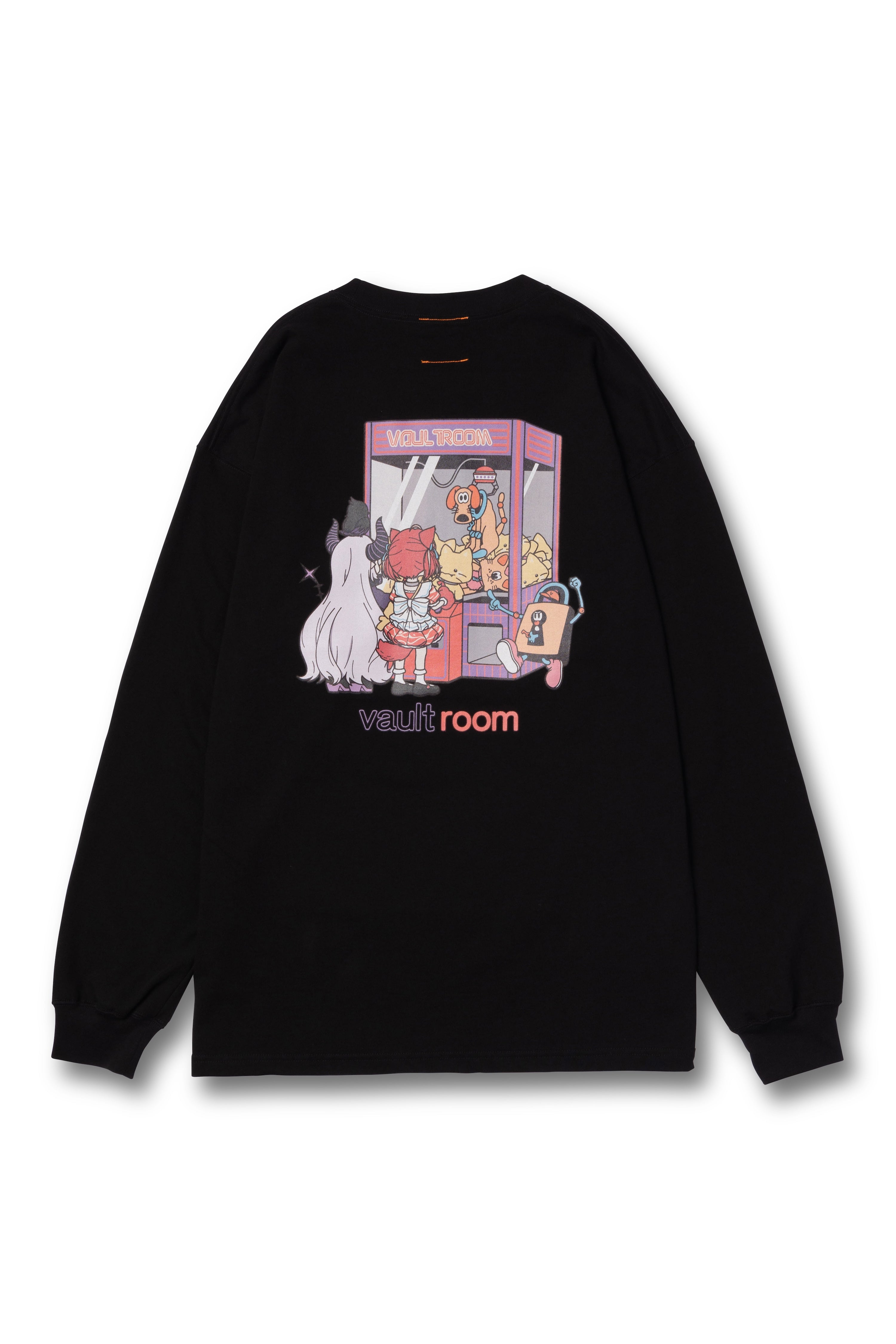 VR × LAPKARU L/S TEE / BLACK – VAULTROOM