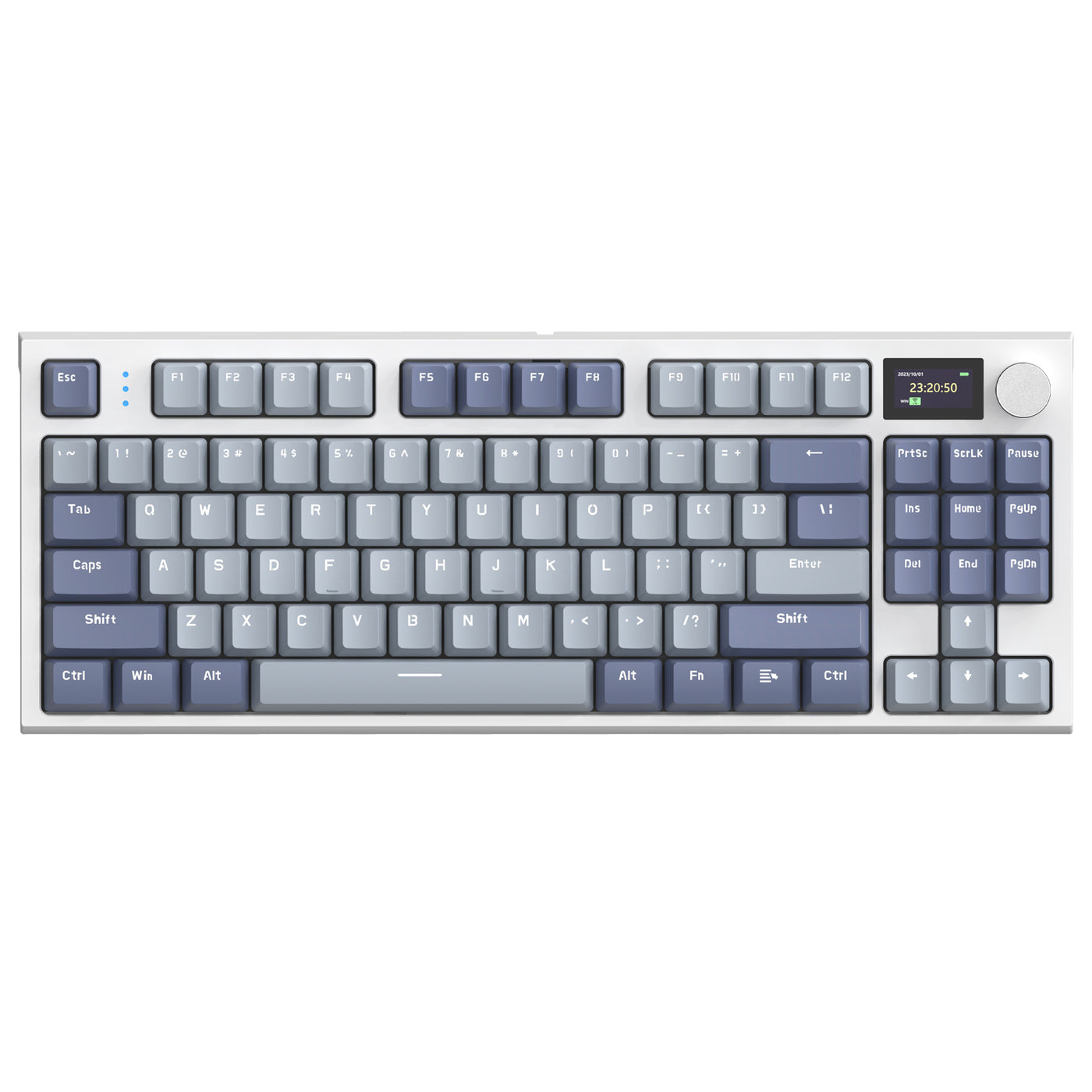 ATTACK SHARK K86 Wireless Mechanical Keyboard, Lavender Blue, 75