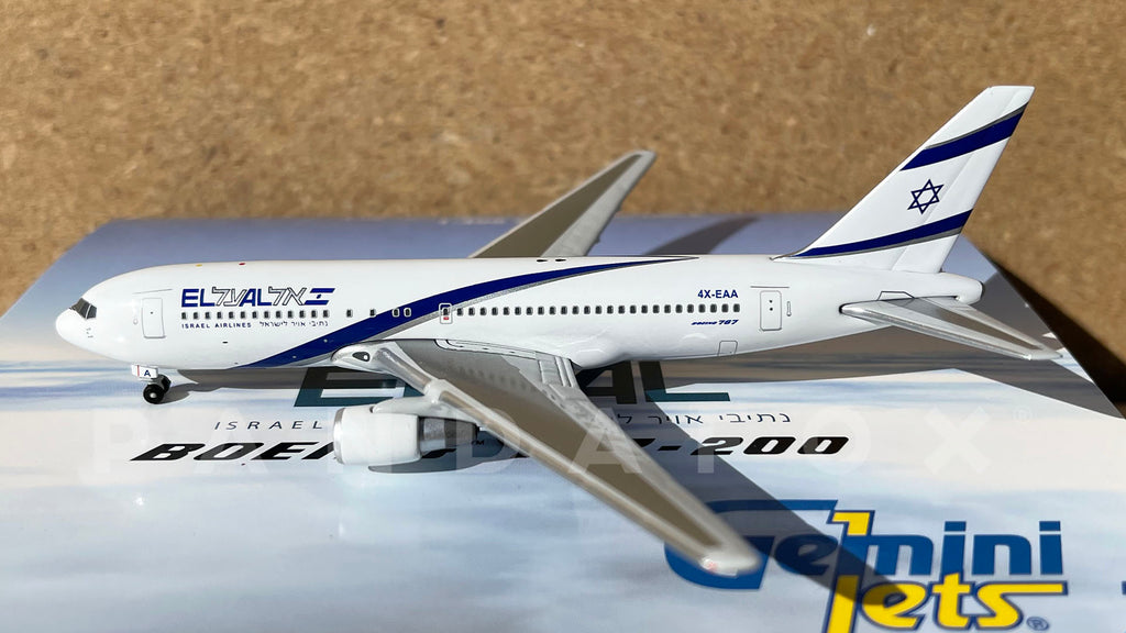 El Al Boeing 767-200 4X-EAA GeminiJets GJELY573 Scale 1:400
