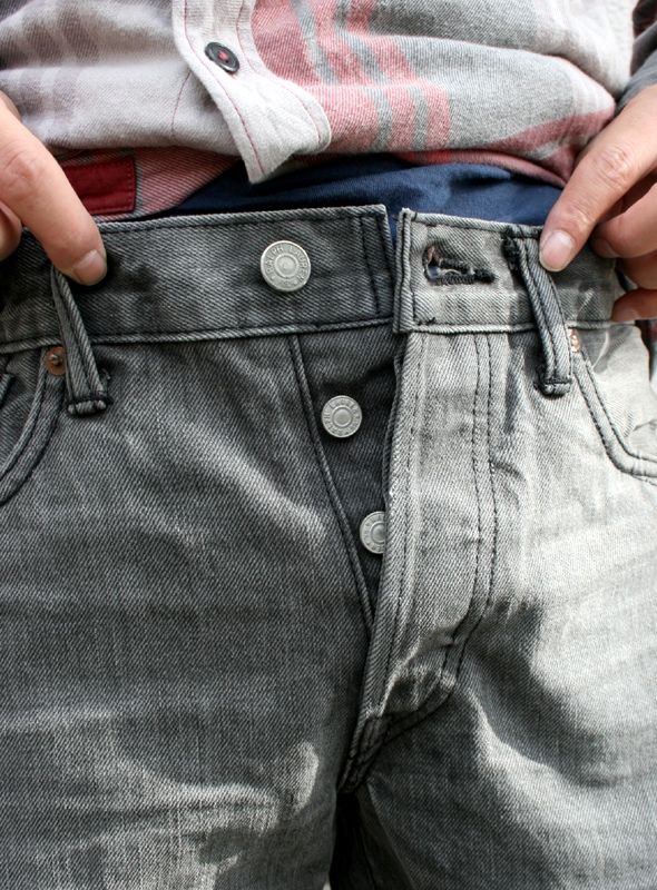 RRL ダブルアールエル スリムブーツカットデニム L.BLACK