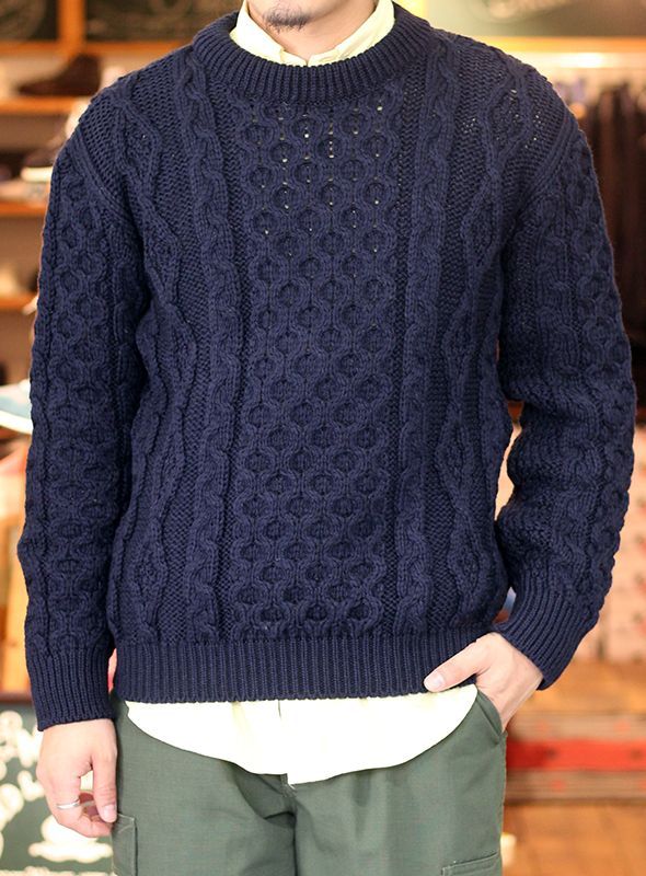 kerry woollen mills ケリーウーレンミルズ Crew Neck Sweater クルー