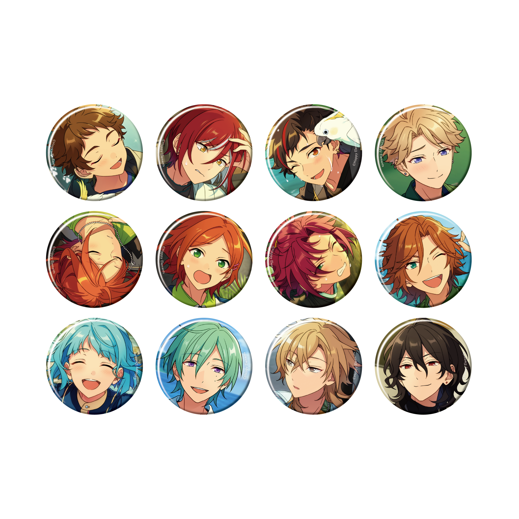 あんスタ ハート缶バッジ ハート缶 七種茨 38点セット あんスタ ハート