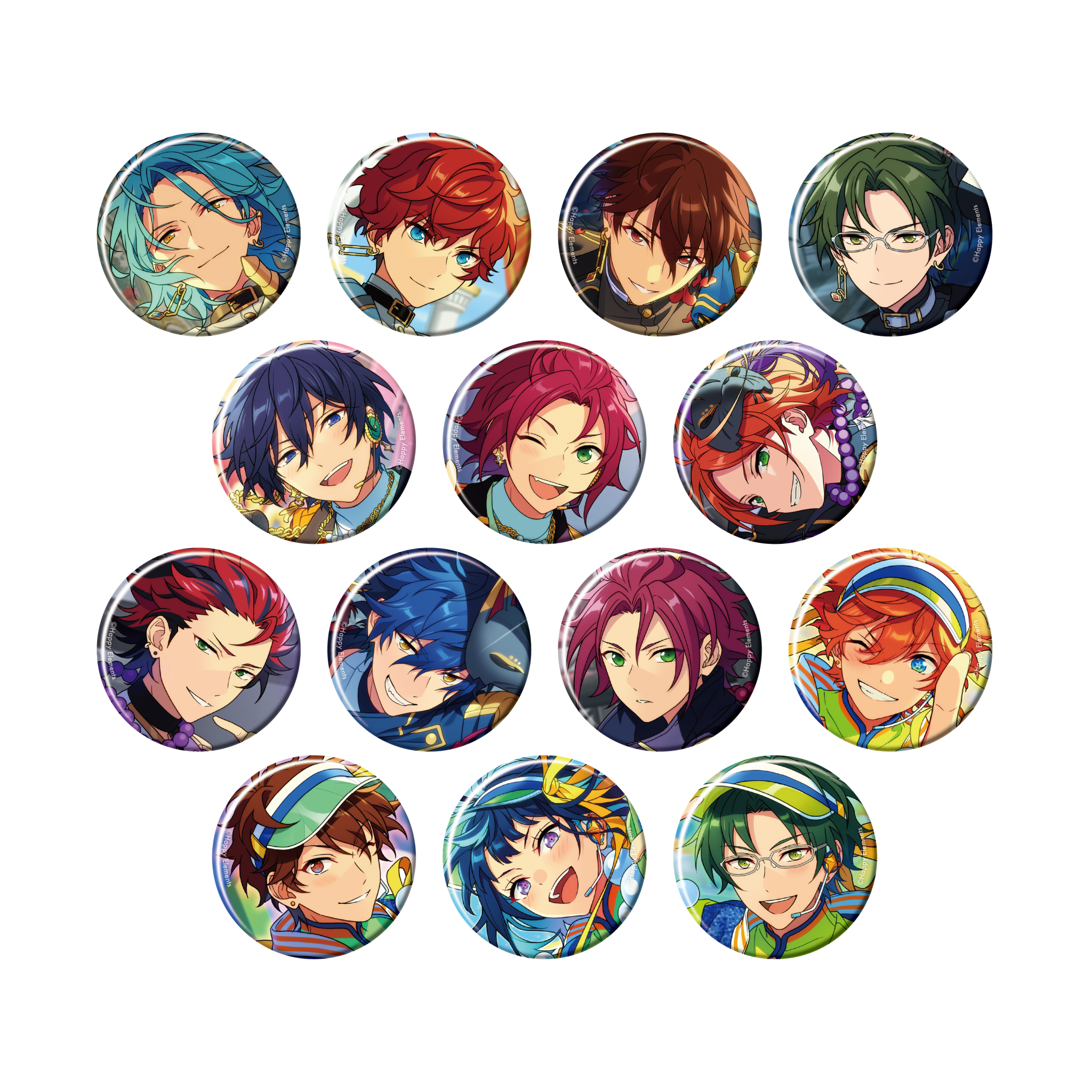 あんスタ 鬼龍紅郎 缶バッチ フィーチャースカウト 101点セット あん