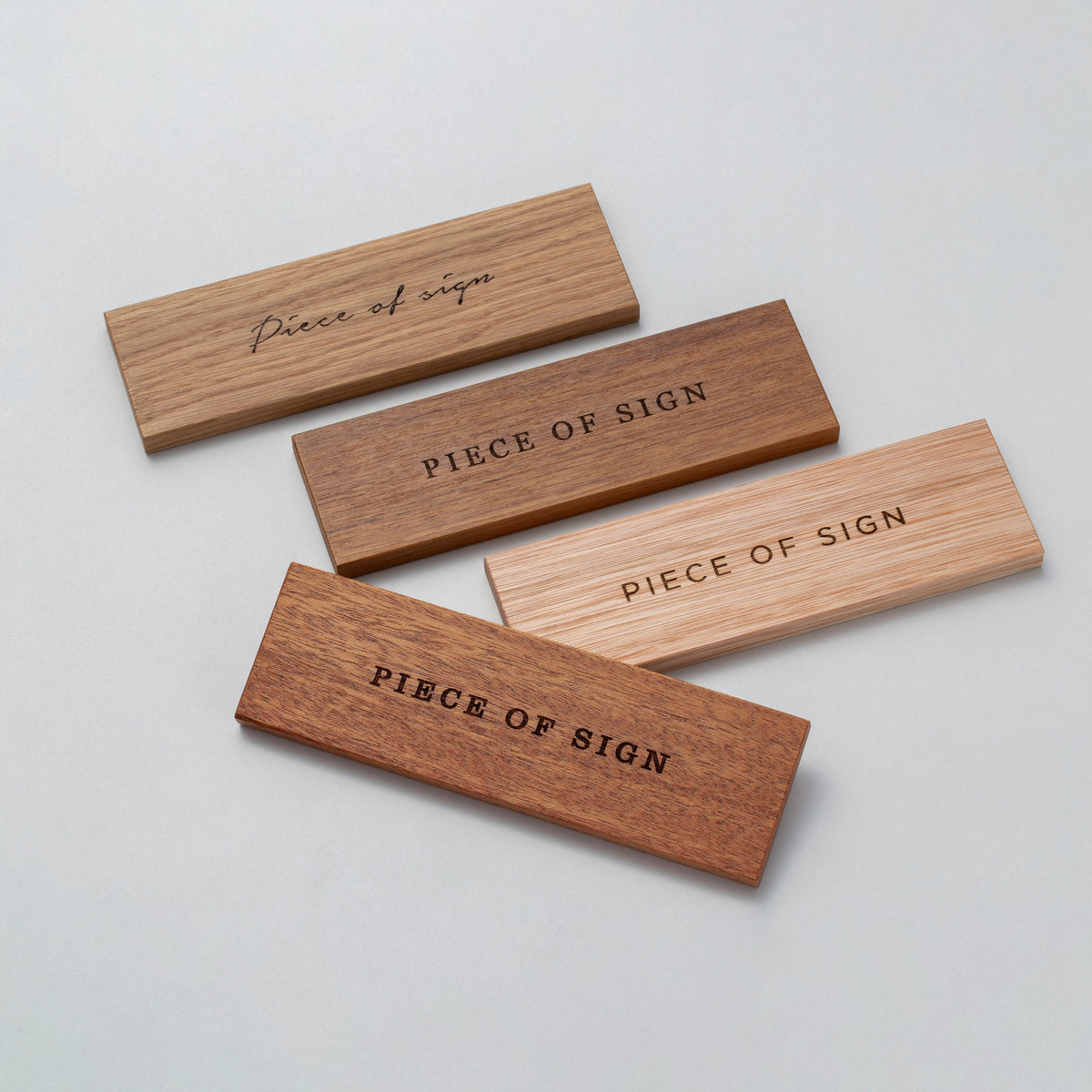 THE DOOR PLATE - 彫刻カラー仕上げ