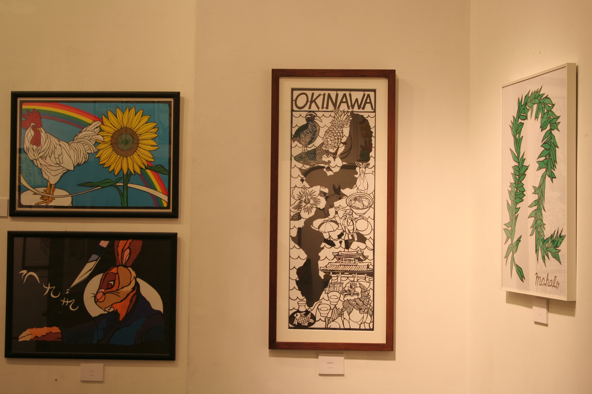 貴重】切り絵のジョナサン 荘司 剛残波jam 2012 原画