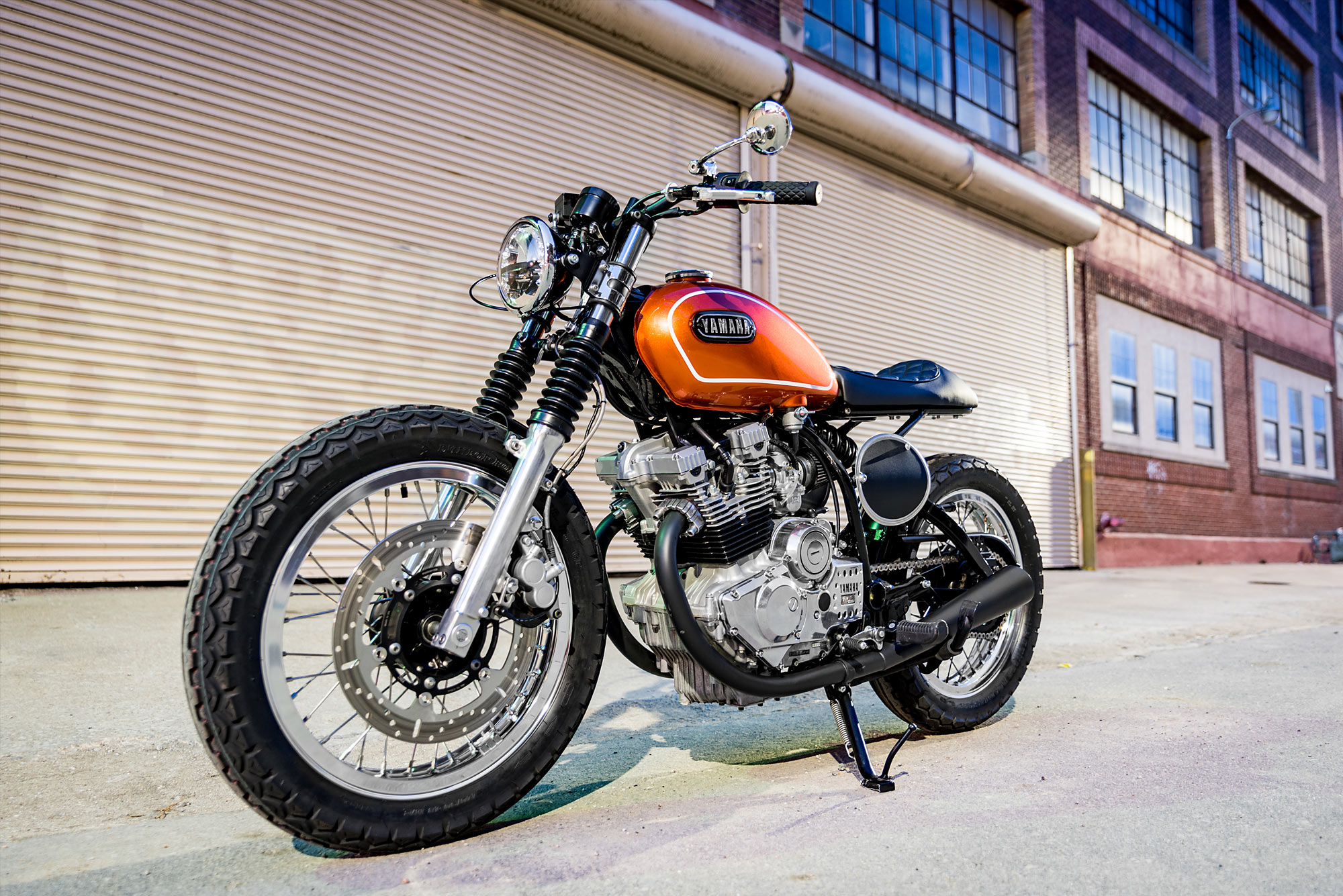 RIDE SALLY RIDE. Hageman Motorcycle's Yamaha XS400 Street Tracker